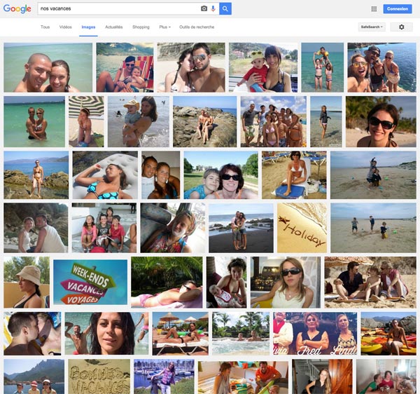 Compte Facebook piraté, les profils deviennent public et les photos censées être personnelles sont alors aspirées par Google