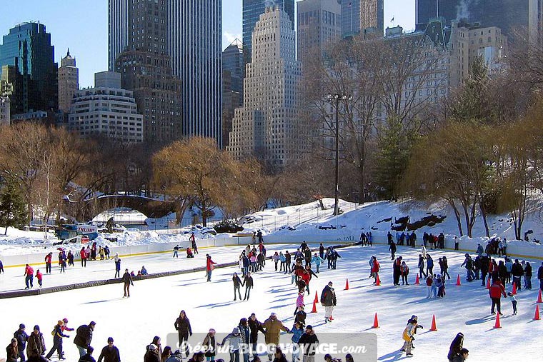 New York : Faire du patin à glace à Wollman Rink en plein New York !
