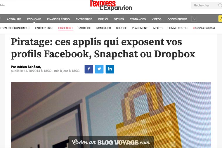Facebook, Snapchat, Dropbox, iCloud, Google photos : les risques sont élevés
